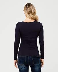 Embrace Long Sleeved Tee - New Navy