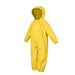 caption-Yellow One piece Rainsuit for Children ages 12 months and sizes up to 10 year
