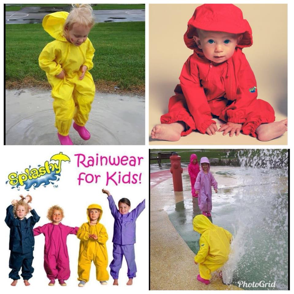 kids rainsuit (two prints available) – beo Images... Splashy One Piece Rainsuit for Children 1yr to 10yr | Nova Scotia ...
