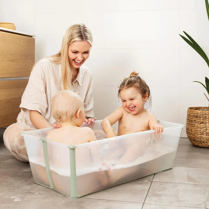 stokke flexi bath temperature Stokke Flexi Bath XL Bundle with Heat Sensor Plug & Newborn Support — Nurtured