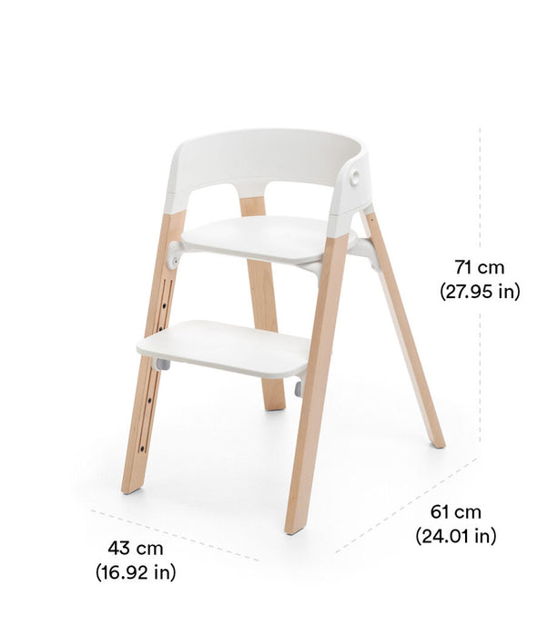 Stokke Steps High Chair W/ Cushions + Tray - nurtured.ca