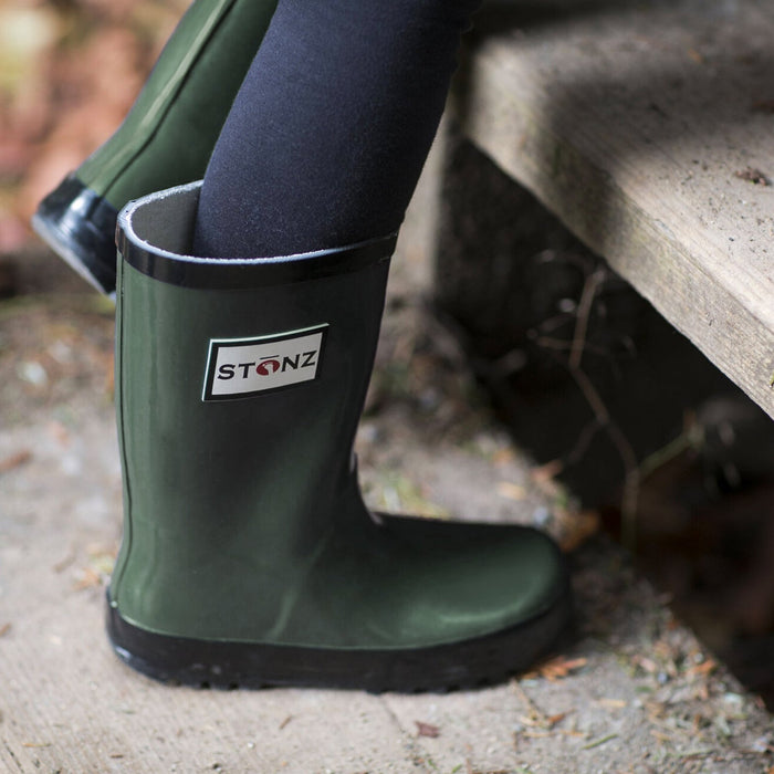 Stonz Rain Boots - Classic Rubber Boots with Non-Slip Soles