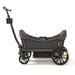 caption-Two comfort seat accessory shown in Veer Cruiser Wagon (great for twins)
