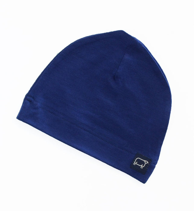 caption-Galaxy Blue Merino Wool Children's Hat